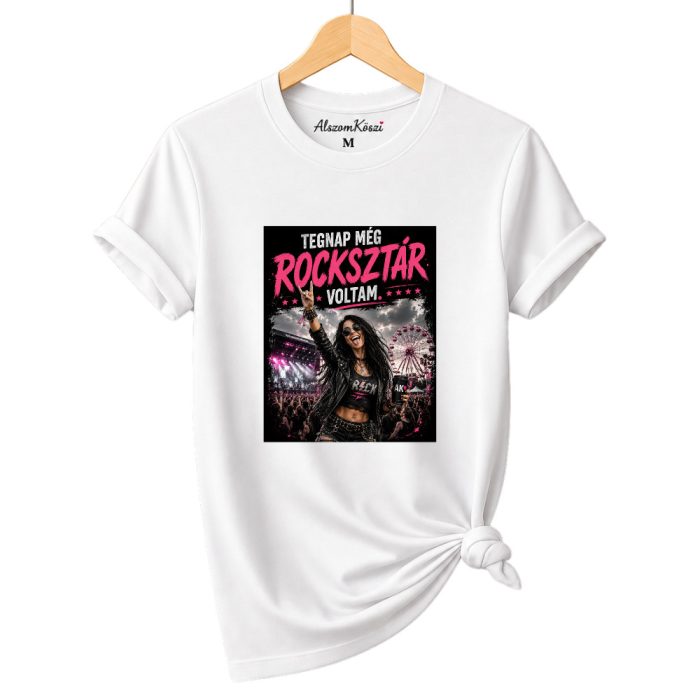AlszomKöszi póló - Fesztivál - Tegnap még rock sztár voltam 
