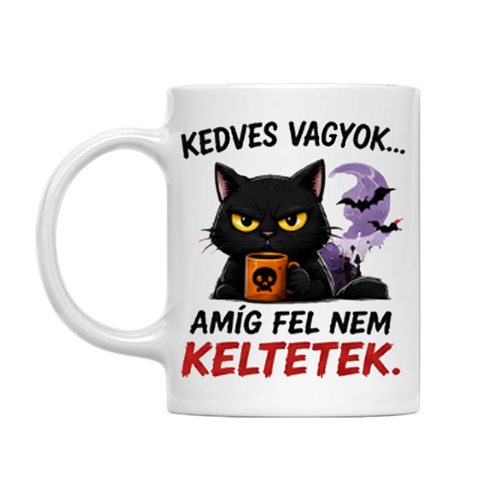 Kedves vagyok - Haloween Bögre