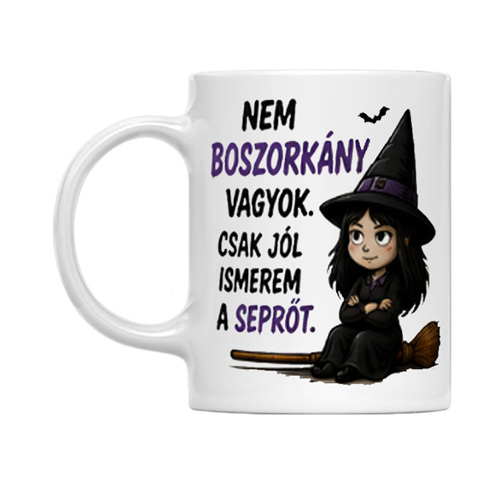Nem boszorkány vagyok - Halloween Bögre