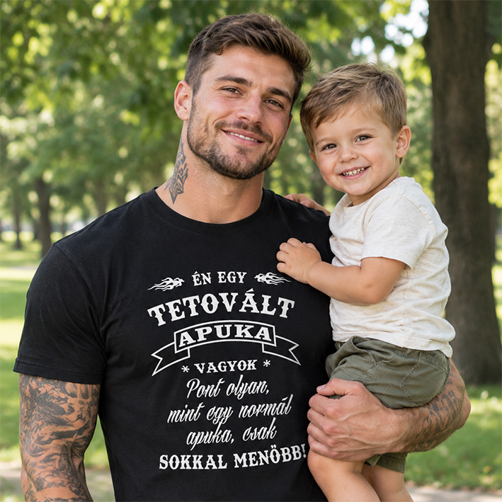 Én egy tetovált apuka vagyok… póló